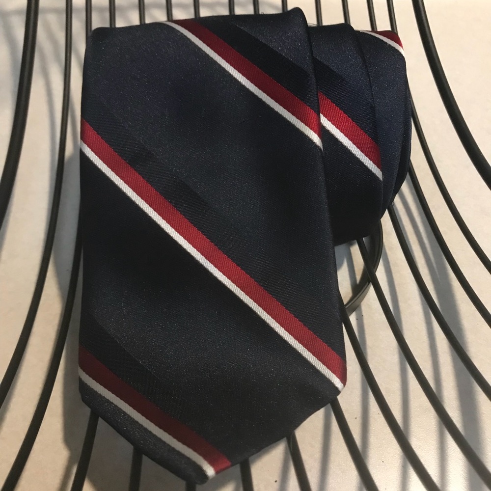 Classic Wembley tie US made polyester silk blend